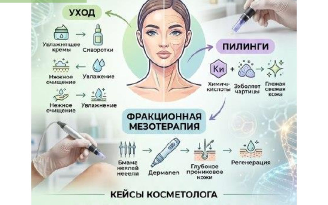 «Биохакинг кожи. Как выстраивать курсы процедур в разных кейсах косметолога: уход, пилинги и фракционная мезотерапия»